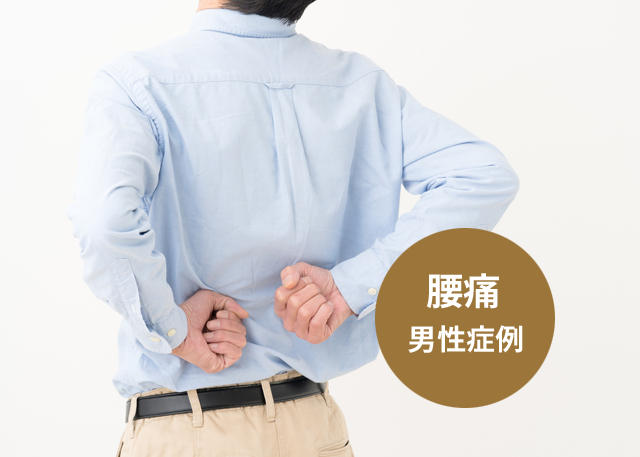 腰痛症例（男性）